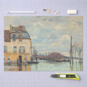 Alfred Sisley - Hochwasser in Port-Marly 1872 Seidenpapier (Handwerk)