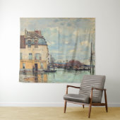 Alfred Sisley - Hochwasser in Port-Marly 1872 Wandteppich (Beispiel (Horizontal))