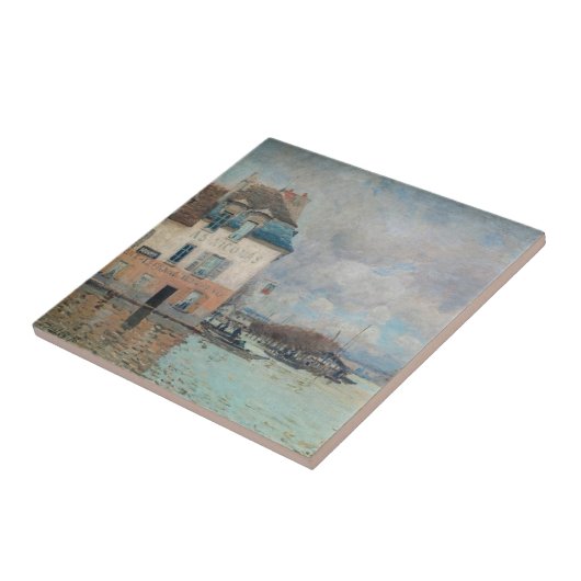 Alfred Sisley - Hochwasser in Port-Marly 1876 Fliese (Seite)