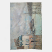 Alfred Sisley - Hochwasser in Port-Marly 1876 Geschirrtuch (Vertikal)