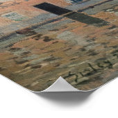 Alfred Sisley - Hochwasser in Port-Marly 1876 Poster (Ecke)