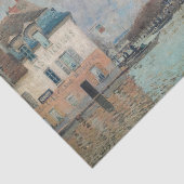 Alfred Sisley - Hochwasser in Port-Marly 1876 Seidenpapier (Ausschnitt)