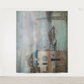 Alfred Sisley - Hochwasser in Port-Marly 1876 Wandteppich (Vorderseite)