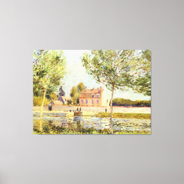 Alfred Sisley Houses on the banks of the Loing Leinwanddruck
