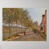 Alfred Sisley | Juni Morgen in Saint-Mammes Poster (Vorne)