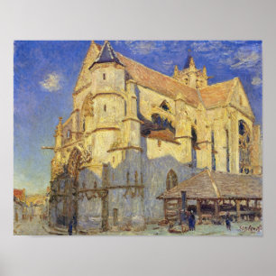 Alfred Sisley   Kirche in Moret, Frostwetter Poster
