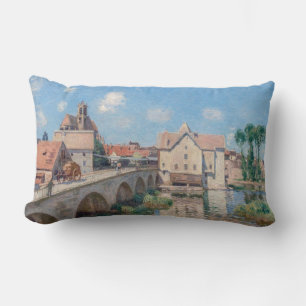Alfred-Sisley-Kunstwerk - Le Pont de Moret Lendenkissen