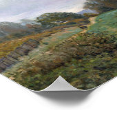 Alfred Sisley - Landschaft bei Louveciennes Poster (Ecke)