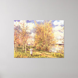 Alfred Sisley Les Petits Prés im Frühjahr Leinwanddruck