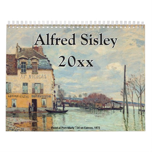 Alfred Sisley Masterpiece Selection Calendar Kalender (Titelbild)