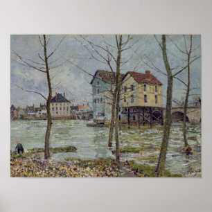 Alfred Sisley Meilen in Moret-sur-Loing Poster