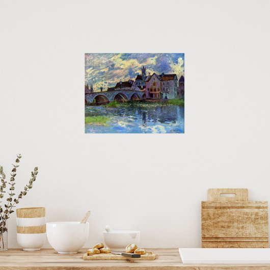 Alfred Sisley - Moret-sur-Loing Poster (Küche)