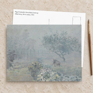Alfred Sisley - Nebel, Voisins Postkarte