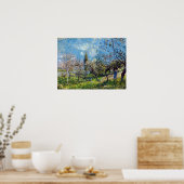 Alfred Sisley Orchard im Frühjahr Poster (Küche)