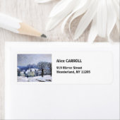 Alfred Sisley - Place Chenil in Marly, Schneeeffek (Insitu)