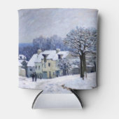 Alfred Sisley - Place Chenil in Marly, Schneeeffek Dosenkühler (Vorderseite)