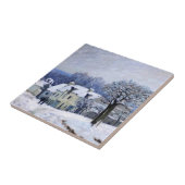 Alfred Sisley - Place Chenil in Marly, Schneeeffek Fliese (Seite)