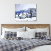 Alfred Sisley - Place Chenil in Marly, Schneeeffek Leinwanddruck (Insitu (Schlafzimmer))