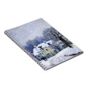 Alfred Sisley - Place Chenil in Marly, Schneeeffek Notizblock (Rechte Seite)
