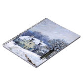 Alfred Sisley - Place Chenil in Marly, Schneeeffek Notizblock (Linke Seite)