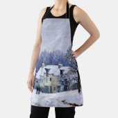 Alfred Sisley - Place Chenil in Marly, Schneeeffek Schürze (InSitu)