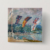 Alfred Sisley - Regatta bei Molesey Button (Vorderseite)