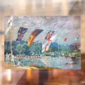 Alfred Sisley - Regatta bei Molesey Fensteraufkleber (Blatt 2)