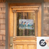 Alfred Sisley - Regatta bei Molesey Fensteraufkleber (Haustür)