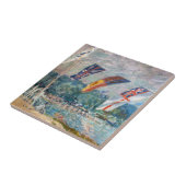 Alfred Sisley - Regatta bei Molesey Fliese (Seite)