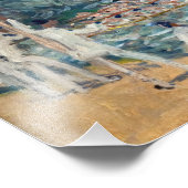 Alfred Sisley - Regatta bei Molesey Fotodruck (Ecke)