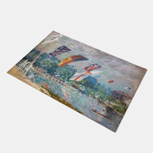 Alfred Sisley - Regatta bei Molesey Fußmatte (Schrägansicht)