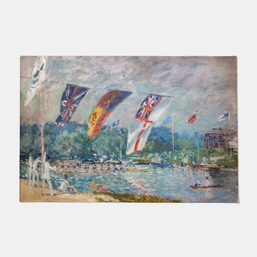 Alfred Sisley - Regatta bei Molesey Fußmatte (Vorderseite)