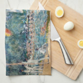 Alfred Sisley - Regatta bei Molesey Geschirrtuch (Viertel Falte)