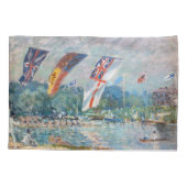 Alfred Sisley - Regatta bei Molesey Kissenbezug (Rückseite)