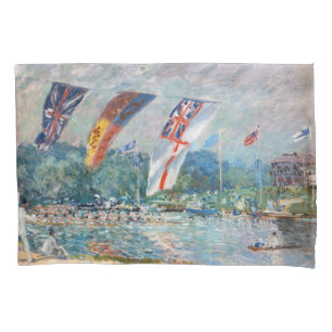 Alfred Sisley - Regatta bei Molesey Kissenbezug
