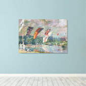 Alfred Sisley | Regatta bei Molesey Leinwanddruck (Insitu (Holzboden))