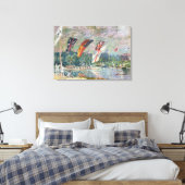 Alfred Sisley | Regatta bei Molesey Leinwanddruck (Insitu (Schlafzimmer))