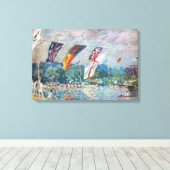 Alfred Sisley - Regatta bei Molesey Leinwanddruck (Insitu (Holzboden))