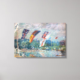 Alfred Sisley - Regatta bei Molesey Leinwanddruck