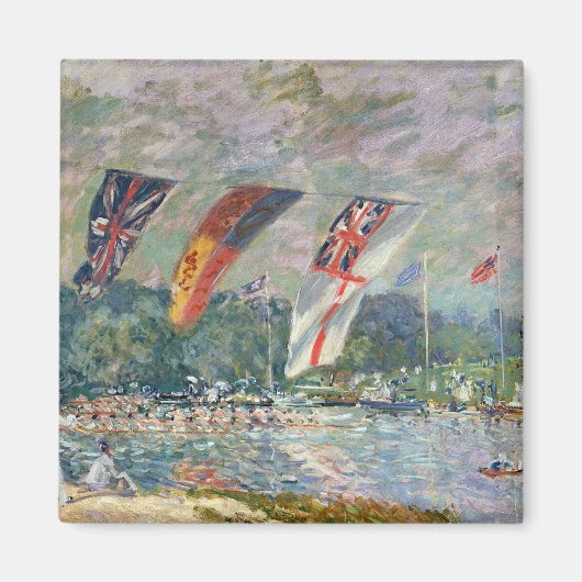 Alfred Sisley | Regatta bei Molesey Magnet (Vorne)