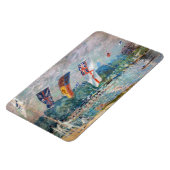 Alfred Sisley - Regatta bei Molesey Magnet (Linke Seite)