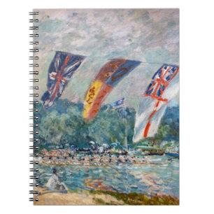 Alfred Sisley - Regatta bei Molesey Notizblock