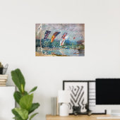 Alfred Sisley - Regatta bei Molesey Poster (Heimbüro)
