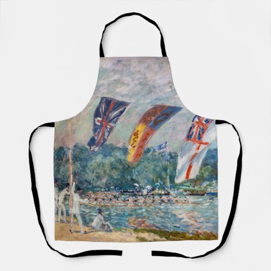 Alfred Sisley - Regatta bei Molesey Schürze (Vorderseite)