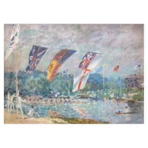 Alfred Sisley - Regatta bei Molesey Tischdecke