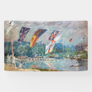 Alfred Sisley - Regatta in Molesey Banner