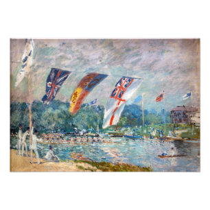 Alfred Sisley - Regatta in Molesey Fotodruck