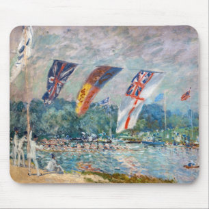 Alfred Sisley - Regatta in Molesey Mousepad