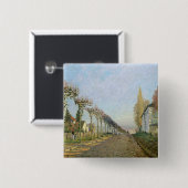 Alfred Sisley | Rue de la Machine, Louveciennes Button (Vorne & Hinten)