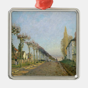 Alfred Sisley   Rue de la Machine, Louveciennes Silbernes Ornament